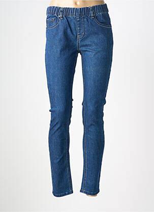 Jegging tissage denim taille normale bleu GEVANA femme