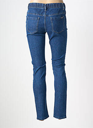 Jegging délavé taille normale bleu GEVANA femme