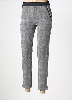 Pantalon 7/8 stretch taille normale gris JANIRA femme