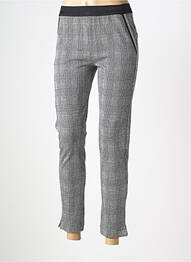 Pantalon 7/8 stretch taille normale gris JANIRA femme