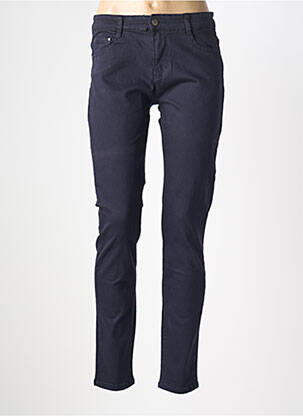 Jeans coupe slim stretch taille normale bleu KALISSON femme