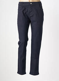 Jeans coupe slim stretch taille normale bleu KALISSON femme