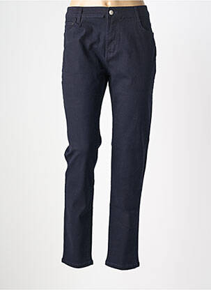 Jeans coupe slim stretch taille normale bleu KALISSON femme