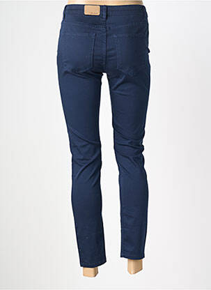 Pantalon 7/8 stretch taille normale bleu BARILOCHE femme