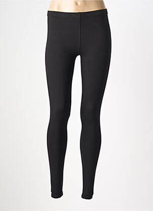 Legging tissage jersey taille normale noir GEVANA femme