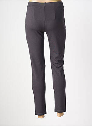 Pantalon 7/8 taille élastique taille normale gris JANIRA femme