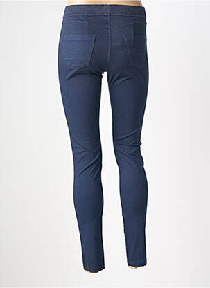 Jegging tissage popeline taille normale bleu JANIRA femme
