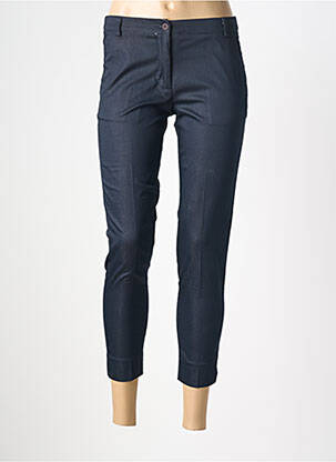 Pantalon 7/8 stretch taille normale bleu OLIVIER PHILIPS femme
