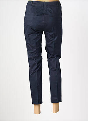 Pantalon 7/8 taille à pinces taille normale bleu BUGARRI femme