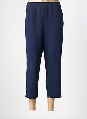 Pantalon 7/8 stretch taille normale bleu TELMAIL femme