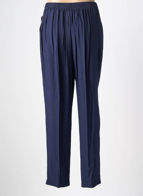 Pantalon slim taille élastique taille normale bleu GEVANA femme