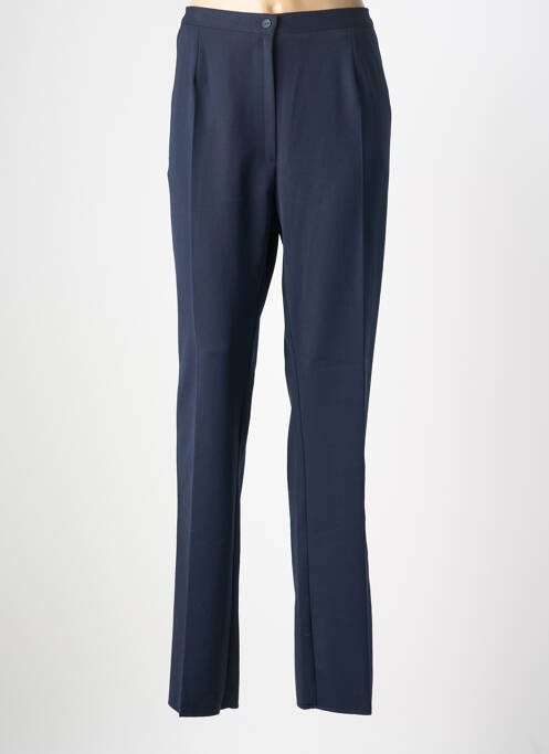 Pantalon slim taille élastique taille normale bleu GEVANA femme