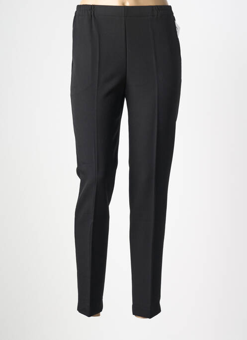 Pantalon slim taille élastique taille normale noir GEVANA femme