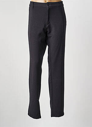 Pantalon droit stretch taille normale noir DESGASTE femme
