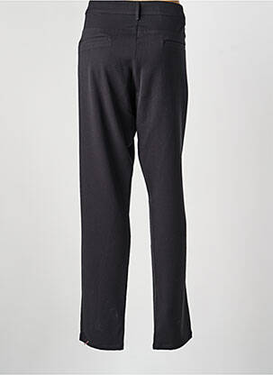 Pantalon droit stretch taille normale noir DESGASTE femme