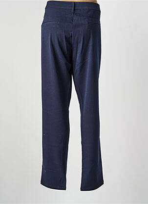 Pantalon droit stretch taille normale bleu DESGASTE femme