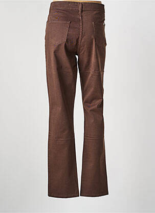 Pantalon droit stretch taille normale marron COWEST femme