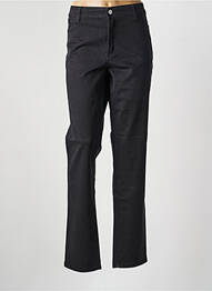 Pantalon droit stretch taille normale noir COWEST femme