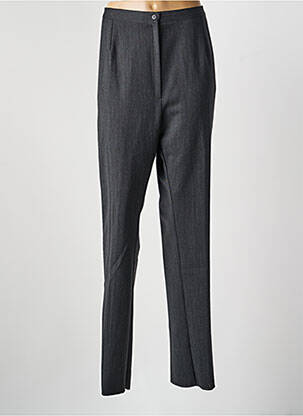 Pantalon droit stretch taille normale gris GEVANA femme