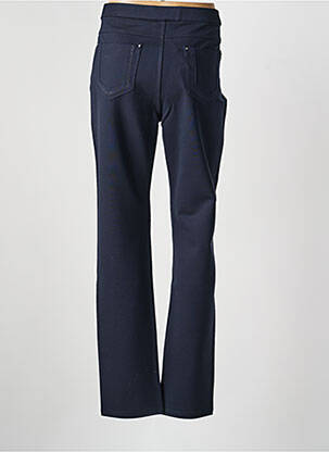 Pantalon droit stretch taille normale bleu BARILOCHE femme