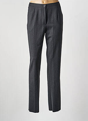 Pantalon droit stretch taille normale gris GEVANA femme