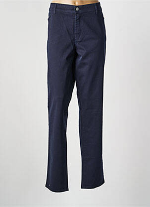 Pantalon droit stretch taille normale bleu COWEST femme