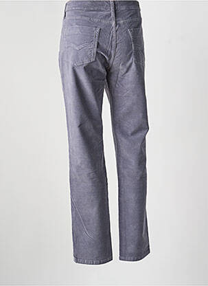 Pantalon droit stretch taille normale gris DESGASTE femme
