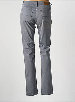 Pantalon slim tissage popeline taille normale gris DESGASTE femme