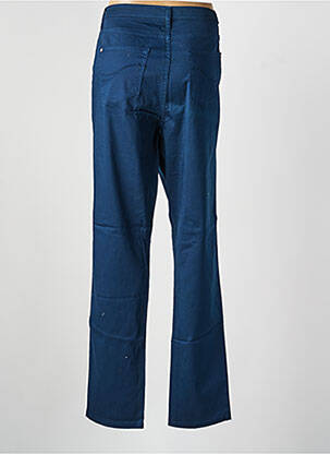 Pantalon droit stretch taille normale bleu COWEST femme