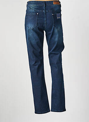 Jeans coupe droite stretch taille normale bleu KALISSON femme