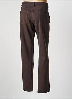Pantalon droit stretch taille normale marron DESGASTE femme