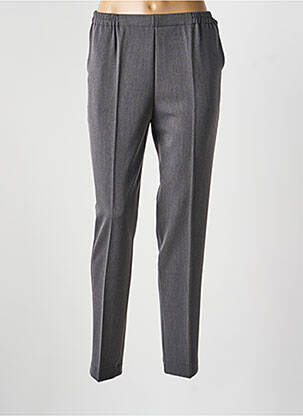 Pantalon slim stretch taille normale gris GEVANA femme