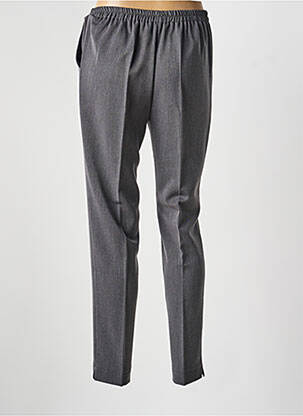 Pantalon slim stretch taille normale gris GEVANA femme