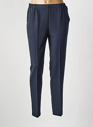 Pantalon slim taille élastique taille normale bleu GEVANA femme
