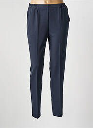 Pantalon slim taille élastique taille normale bleu GEVANA femme