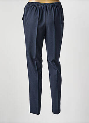 Pantalon slim taille élastique taille normale bleu GEVANA femme