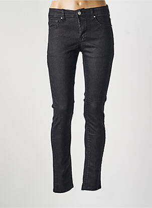 Pantalon slim stretch taille normale noir KALISSON femme