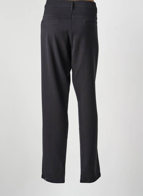 Pantalon droit stretch taille normale noir DESGASTE femme