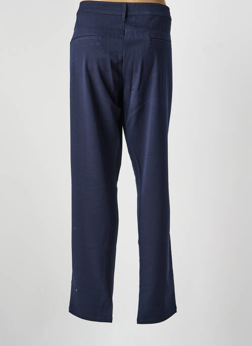 Pantalon droit stretch taille normale bleu DESGASTE femme