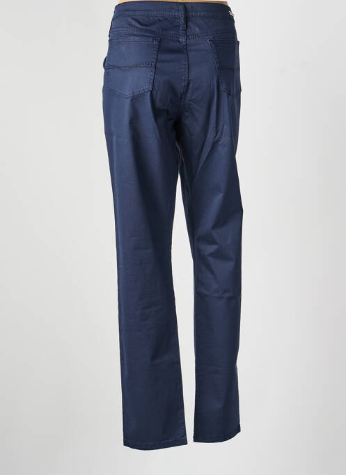 Pantalon droit stretch taille normale bleu DESGASTE femme