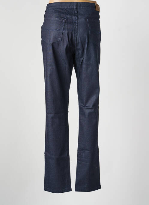 Pantalon droit stretch taille normale bleu DESGASTE femme
