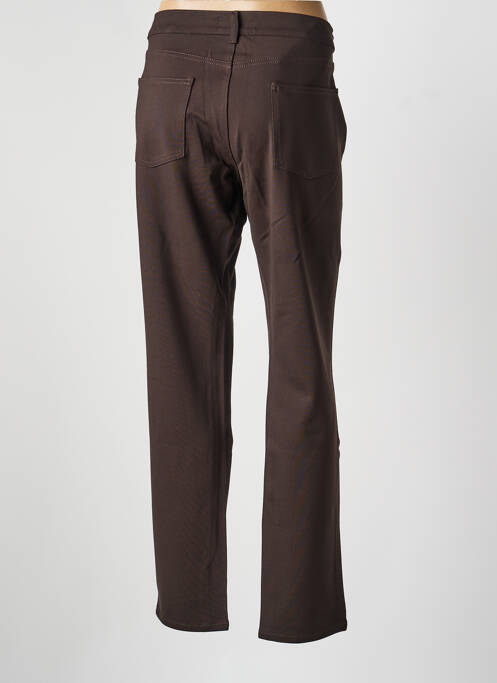 Pantalon droit stretch taille normale marron DESGASTE femme