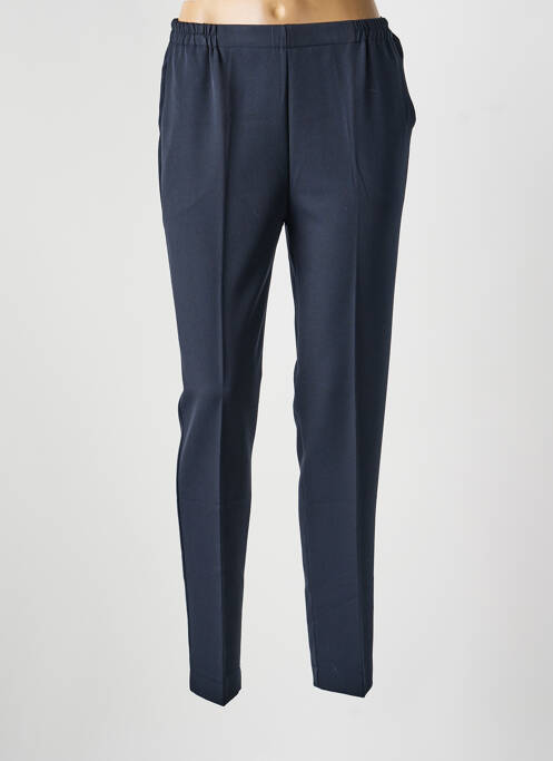 Pantalon slim taille élastique taille normale bleu GEVANA femme