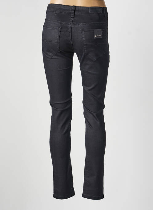 Pantalon slim stretch taille normale noir KALISSON femme