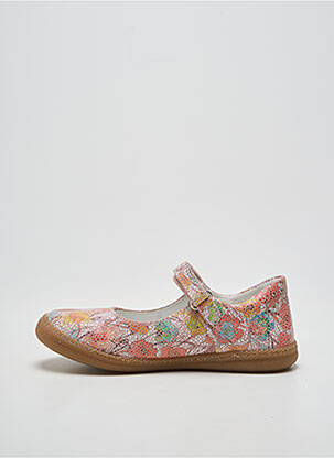 Ballerines impression bout rond orange PRIMIGI fille