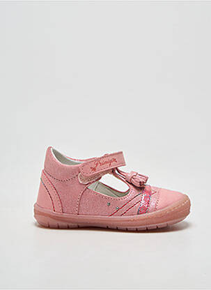 Bottillons fermeture scratch bout rond rose PRIMIGI fille