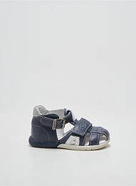 Sandales/nu pieds fermeture boucle(s) bout rond bleu BABYBOTTE garcon