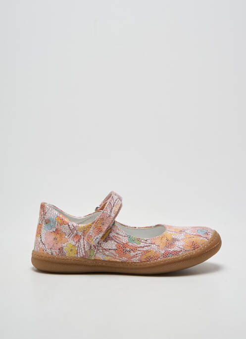 Ballerines impression bout rond orange PRIMIGI fille
