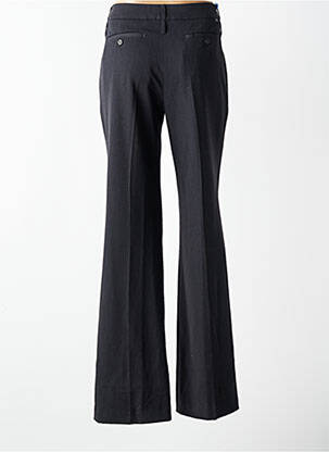 Pantalon flare fermeture zippée sous rabat avec crochet taille haute gris CERRUTI 1881 femme