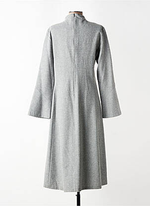 Robe longue manches longues manches longues gris ZARA femme